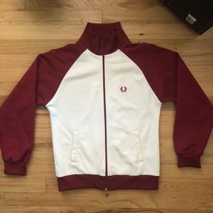 Rare Fred Perry Womens Raglan Track Jacket